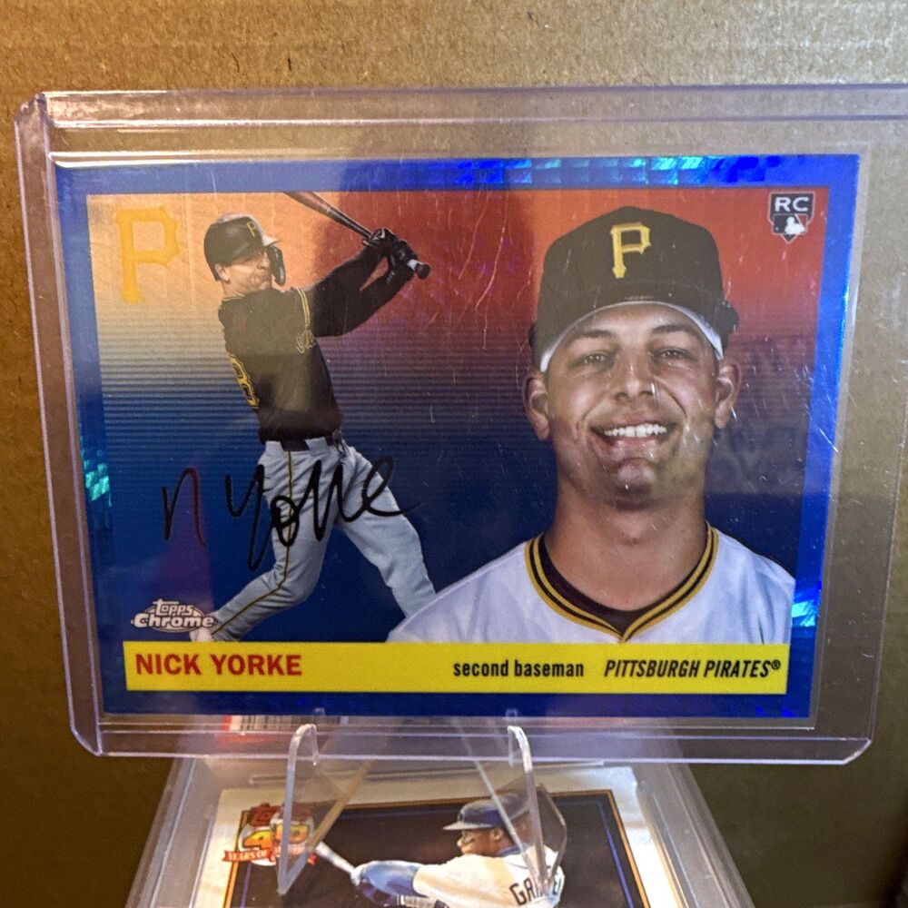 Topps 2025 Chrome Platinum Anniversary Nick Yorke RC Auto #284 Pirates